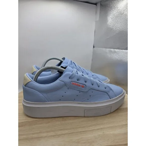 Women's Light Blue Sneakers - Picture 3 of 9